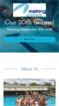 Mobile Screenshot of makingwavesswimclub.ca