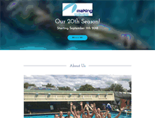 Tablet Screenshot of makingwavesswimclub.ca